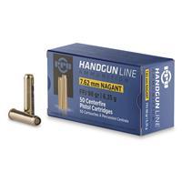 PPU PPH762N Handgun 7.62x38mmR Nagant 98 gr Flat Point Jacketed (FPJ) 50 Bx/ 10 Cs