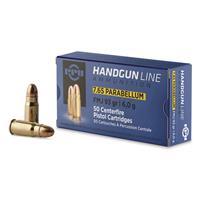 PPU Handgun 7.65x21mm Parabellum 93 gr Full Metal Jacket PPH765P Single Box - 50 Rounds 8605003813231