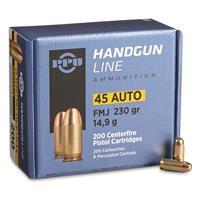 Prvi Partizan MegaPack .45 ACP Ammunition 200 Rounds FMJ 230 Grain