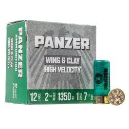 Panzer Arms Wing & Clay 12 Gauge Shotgun Shells 2.75” 7.5 Shot 25rds