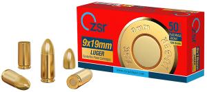 ZSR Ammo 9mm 124gr FMJ 50 Rounds ZSR9MM124