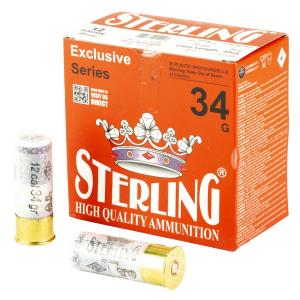Sterling Exclusive 12 Gauge 2-3/4" #6 Bird 1-3/16 oz 25rds Shotshell - Heavy Birdshot for Game Birds - 8698779951047