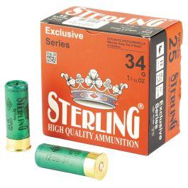 Sterling Exclusive 12 Gauge 2-3/4" #7 Bird 1-3/16 oz 25rds Shotshell - Heavier Load for Versatile Bird Hunting - 8698779951054