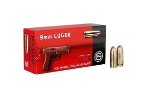 GECO 292140050 Pistol 9mm Luger 124 GR Full Metal Jacket (FMJ) 50 Bx/ 20 Cs