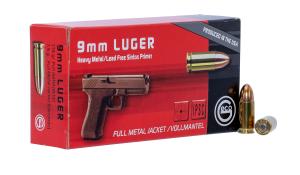 GECO 292240050 Pistol 115 GR Full Metal Jacket (FMJ) 50 Bx/ 20 Cs
