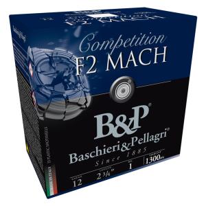 Baschieri & Pellagri 12B18FH8 Mach 12 GA 2.75'' 1-1/8oz #8 250rd Case 878122003922