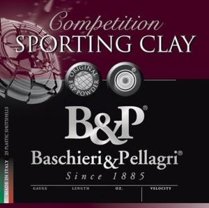 B&P Ammunition Competition Sporting Clay 12 Gauge Ammo 2-3/4'' Shotshell 1 Oz #8 Shot 1260 fps 250 Rounds