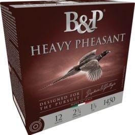 B&P Heavy Pheasant 12 Gauge 2-3/4" #4 1-3/8 oz 25rds Shotshell - Powerful Pheasant Load - 12B38H4
