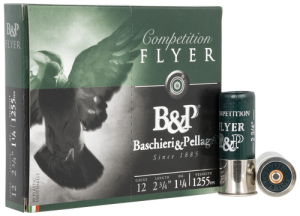 B&P Flyer 12 Ga, 2.75" Shell, 1 1/4 oz, 8 Shot, 100rd Case
