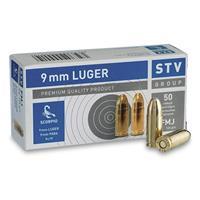 STV Technology Ammo Scorpio 9mm FMJ 124 Grain 1181 fps 1000 Rd./Case A9SCO