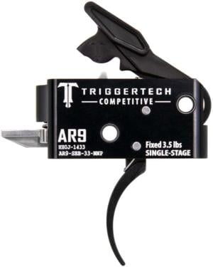 Triggertech AR9 Single-Stage Adaptable Competitive Pro Curved Competition Trigger