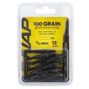 NAP Practice 3D Point 100 Grain 9/32" 12-Pack