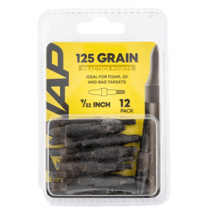 NAP Practice 3D Point 125 Grain 9/32" 12-Pack