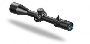 Swampfox Patriot Riflescope, 6-24x50mm, Sharpshooter Grid MIL Reticle, Matte, Black, 6-24X50 L PAT62450L