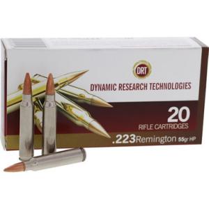 DRT Terminal Shock .223 Rem Ammunition 20 Rounds 55 Grain Lead Free Frangible HP 2850fps