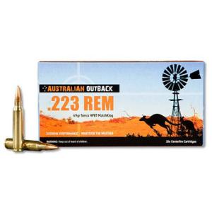 ADI Outback .223 Rem Ammo 69 Grain MK BTHP 20 Rounds