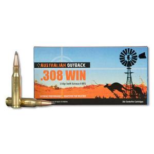 ADI Outback .308 Win Ammo 150 Grain Spitzer 20 Rounds