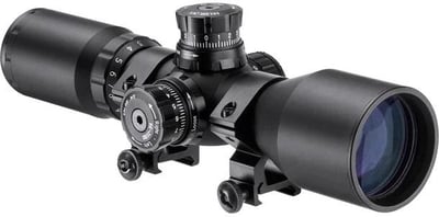 Barska 3-9x42mm Contour IR Red/Green/Blue Trace MOA Rifle Scope with Rings