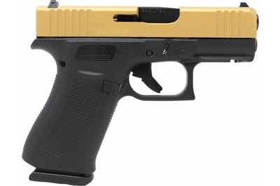Glock 43X 9mm w/Gold Slide 9mm 850059793138