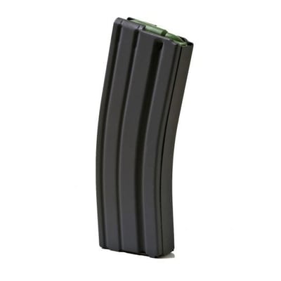 ASC AR-15 .223 30 Round Aluminum Magazine, Black with Green Follower