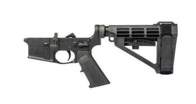 Aero Precision AR-15 Pistol Complete Lower Receiver SBA4 Brace Black