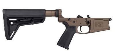 Aero Precision M5 Complete Lower Receiver MOE Grip & SL Carbine Stock Kodiak Brown Anodized