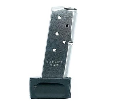 Beretta APX Carry Magazine, 9mm, 8 Rounds, Stainless 082442915838