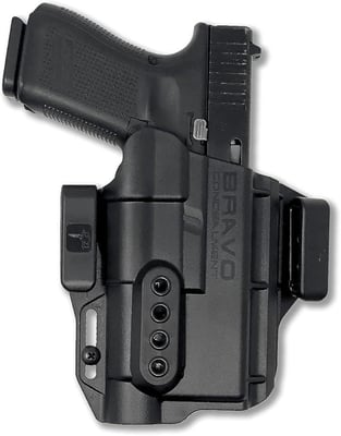 Bravo Concealment Torsion IWB Gun Holster for Glock 19/17 Compatible with Tactical Weapon Light TLR-1 HL