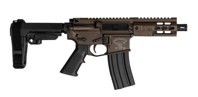 Brigade Firearms AR-15 Pistol 5" Barrel SBA3 Brace U-Rail Midnight Bronze