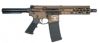 Brigade Firearms AR-15 Pistol 7.5" Barrel Buffer Tube U-Rail Bronze