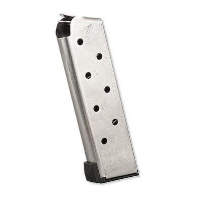 Chip McCormick Colt 1911 Compact Magazine 45 ACP 8 Rounds Stainless M-PM-45CP8