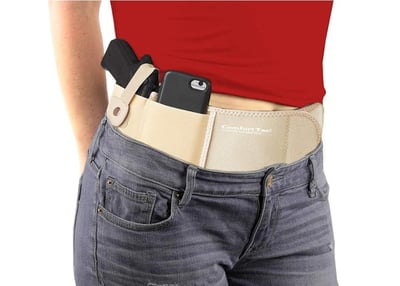 ComfortTac Ultimate Belly Band Concealed Carry Holster Nude