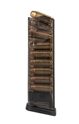 ETS Glock G22, G23, G24, G27, G35 Magazine 40S&W 16 Rd. Carbon Smoke