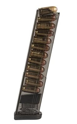 ETS Glock 42 Magazine 380 ACP 12 Rounds Carbon Smoke