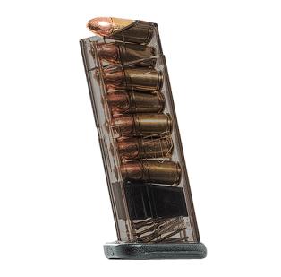 ETS Smith & Wesson M&P Shield Magazine, 9mm, 7 Rd. Carbon Smoke