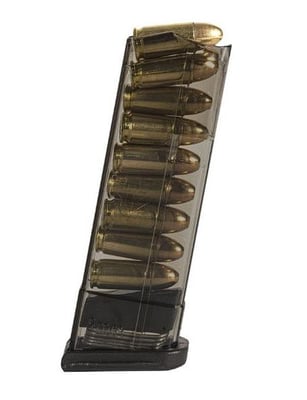 ETS Glock G43 Magazine 9mm 9 Rounds Carbon Smoke 850016478511