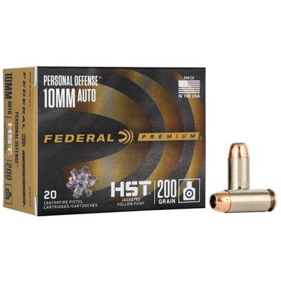 Federal Premium Personal Defense 10mm HST JHP 200 Gr