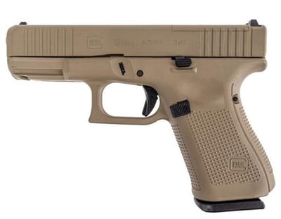 Glock 19 Gen 5 MOS 4.02" Barrel 15 Rd. FDE 9mm 151550006858
