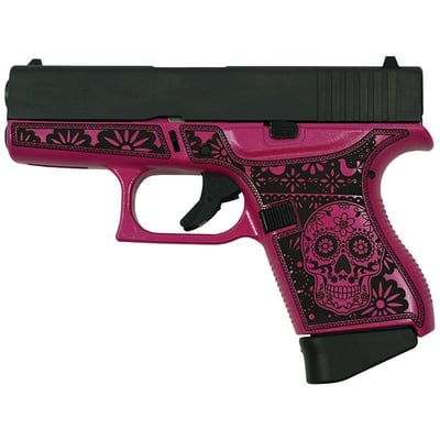 Glock 43 Custom "Sugar Skull" Pink Medusa