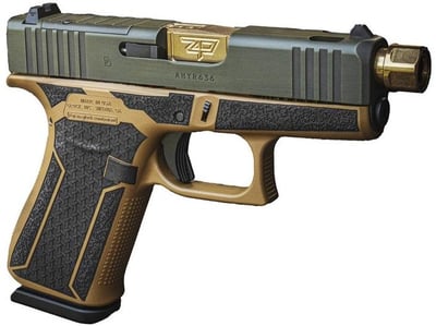 Glock 43x MOS Blended FDE/Distressed Green Slide 9mm PX4350201HLTGB