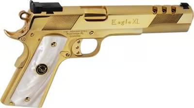 Iver Johnson Arms Eagle XL Ported Gold White Pearl