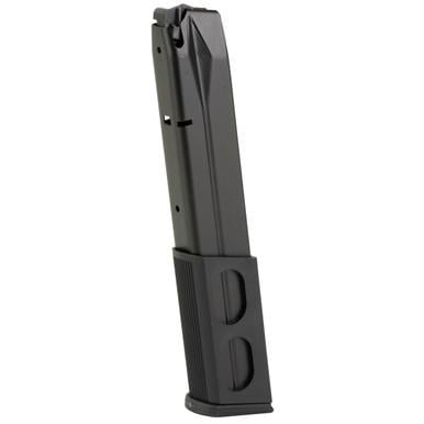 KCI Beretta 92FS Magazine, 9mm, 30 Rounds, Extended, Black