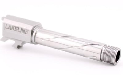 Lakeline LLC Taurus G3X, G3C, G2C, G2S Threaded Target Barrel, Stainless Steel