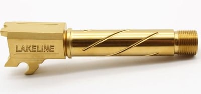 Lakeline LLC Taurus GX4 Threaded Target Barrel 9mm TiN Gold T-BT-GX4-099-TIN