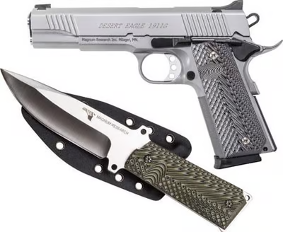 Magnum Research 1911 GSS With Knife