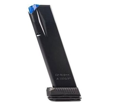 Mec-Gar CZ 75B Magazine 9mm 19 Rounds Extended Black 765595515116