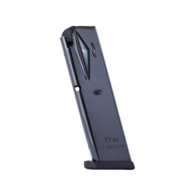 Mec-Gar Taurus PT92 / PT99 Magazine 9mm 10 Rds. Steel Blued 765595114609