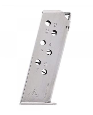 Mec-Gar Walther PPK Magazine 32 ACP 7 Rounds Flush-Fit Nickel