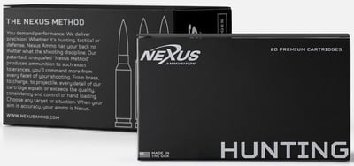 Nexus Ammunition Nexus Ammo Hunting