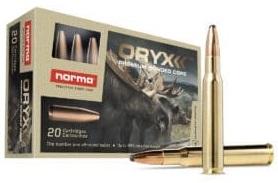 Norma ORYX .338 Win Mag 230 gr Bonded SP 20rds Rifle Ammo for Long-Range Accuracy - 20185112